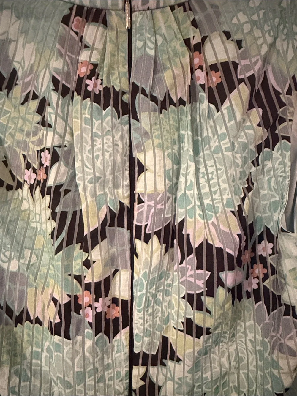 kate spade Mint Green Floral Midi Dress sz 6
